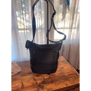 The Sak Sequoia Leather Hobo Bag in black pebbled leather